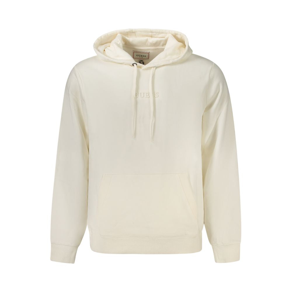 Guess Jeans Bianco Cotton Men's Hoodie | Regal Royce