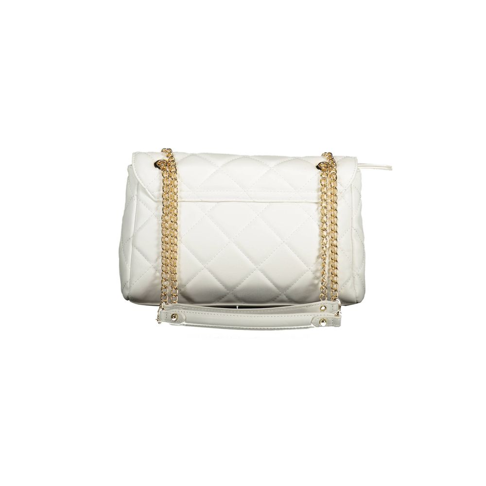 Mario Valentino Bianco Polyurethane Women Handbag | Regal Royce
