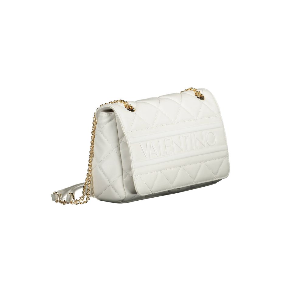 Mario Valentino Bianco Polyurethane Women Handbag | Regal Royce