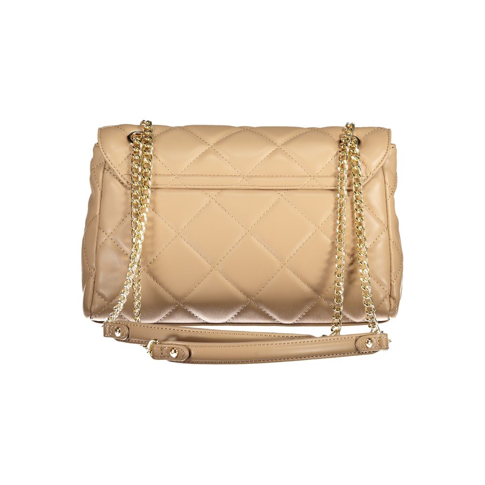 Mario Valentino Beige Polyurethane Women Shoulder Bag | Regal Royce