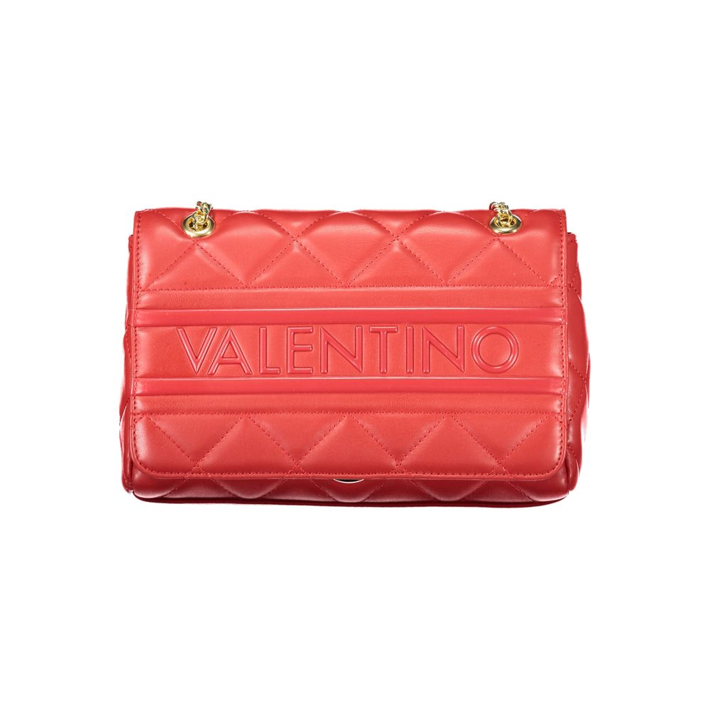 Mario Valentino Rosso Polyurethane Women Handbag | Regal Royce