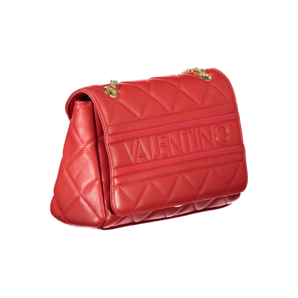 Mario Valentino Rosso Polyurethane Women Handbag | Regal Royce