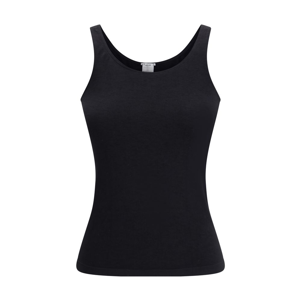 Wolford Black Cotton Top | Regal Royce