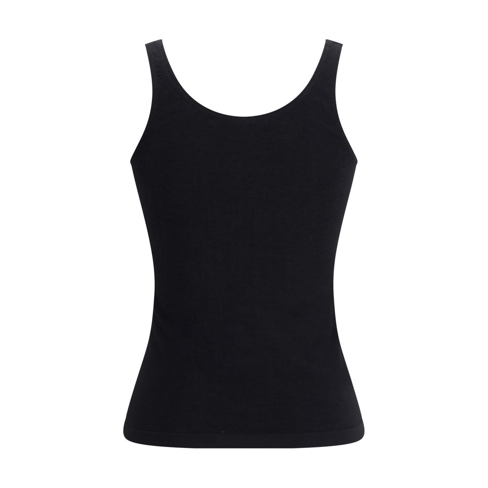 Wolford Black Cotton Top | Regal Royce