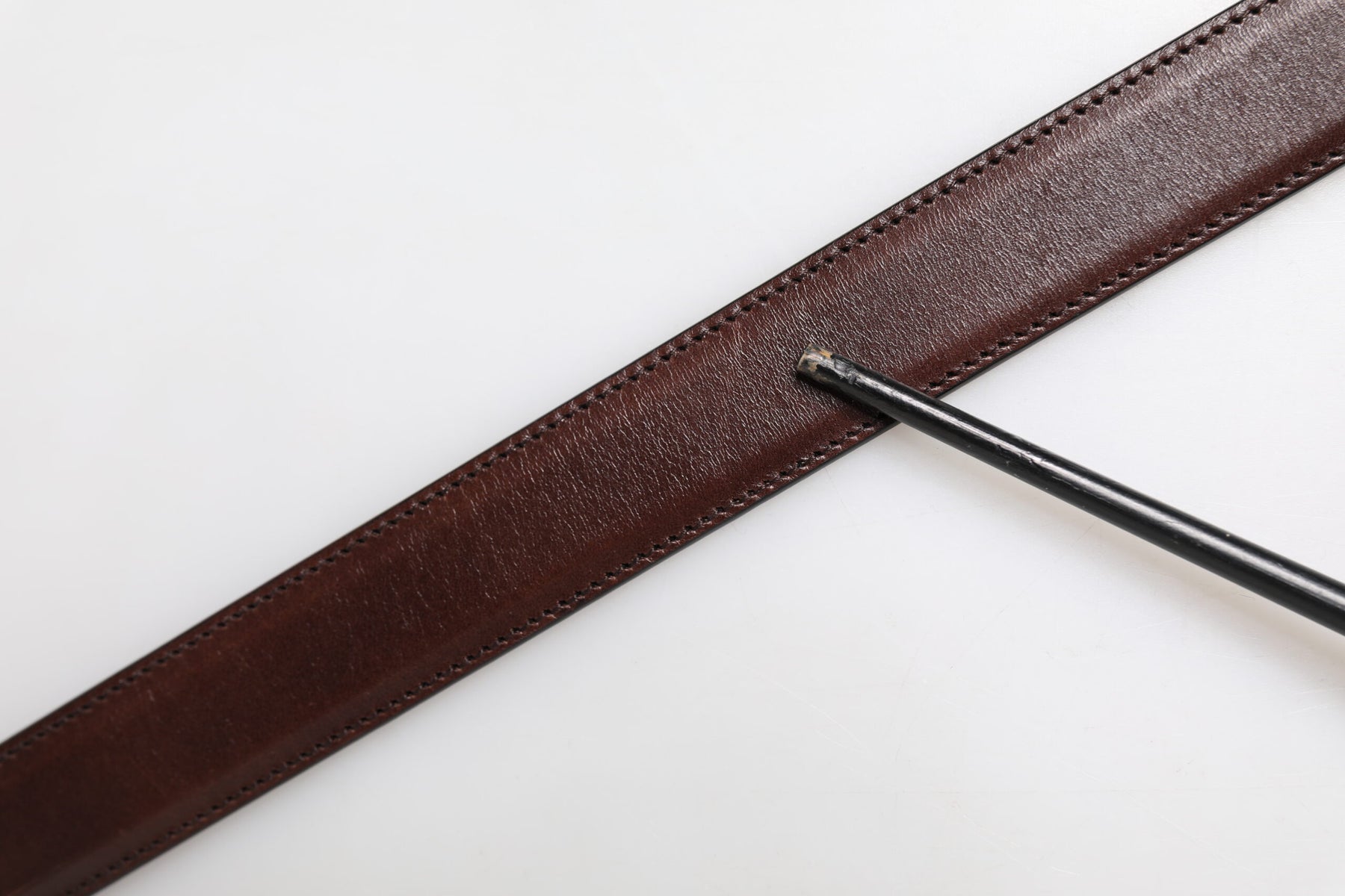Dolce & Gabbana Brown Classic Silver Metal Logo Buckle Belt | Regal Royce