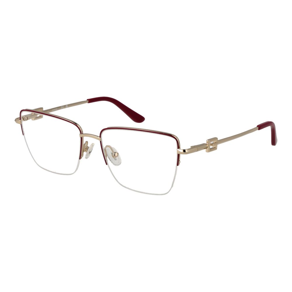 Guess Burgundy Metal Glasses (Frames) | Regal Royce