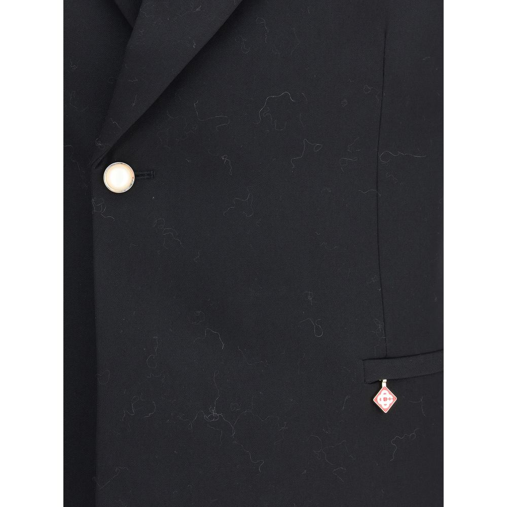 Casablanca Black Wool Blazer | Regal Royce