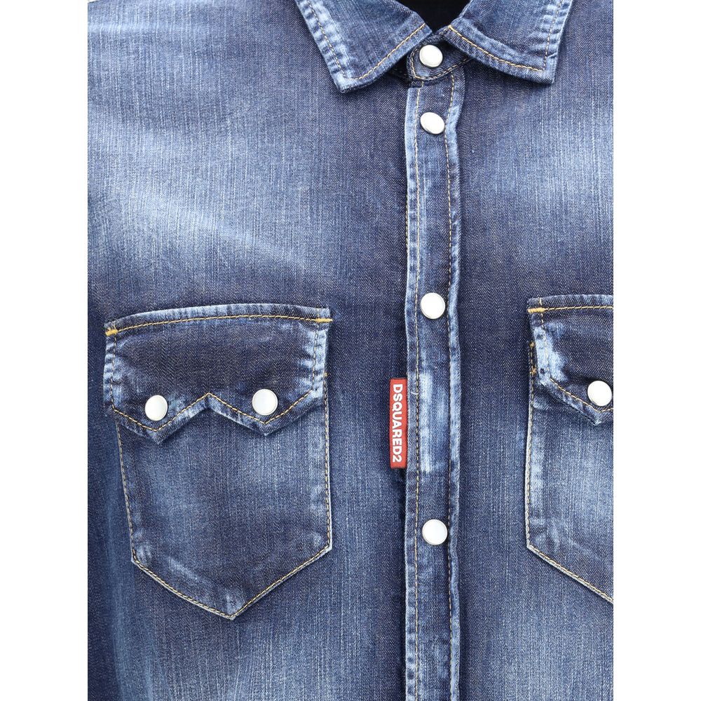 Dsquared² Blue Denim Shirt | Regal Royce