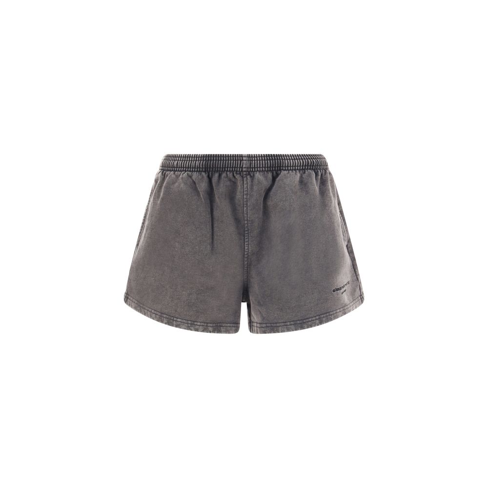 Alexander Wang Gray Cotton Bermuda Shorts | Regal Royce