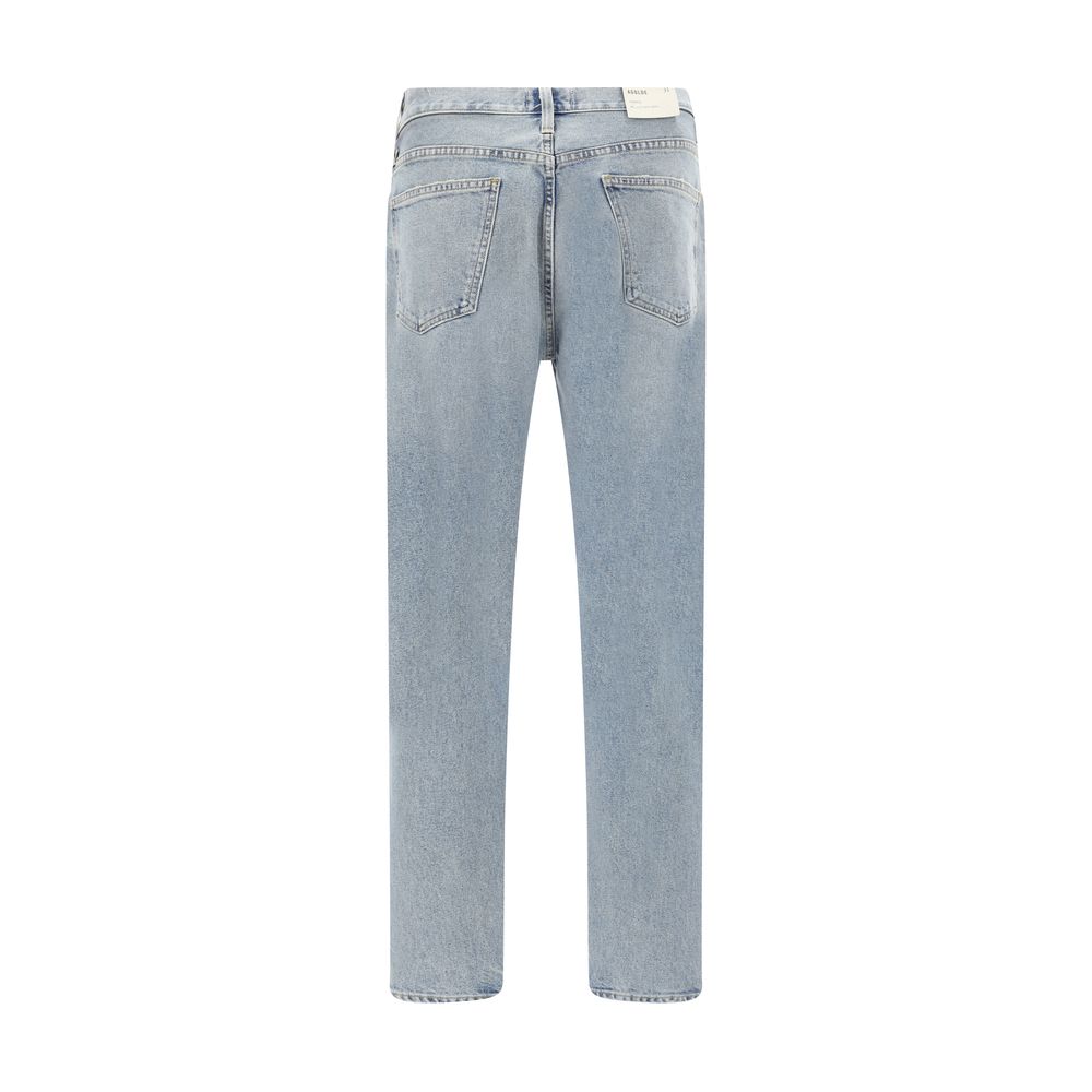 Agolde Light Blue Cotton Skinny Jeans | Regal Royce