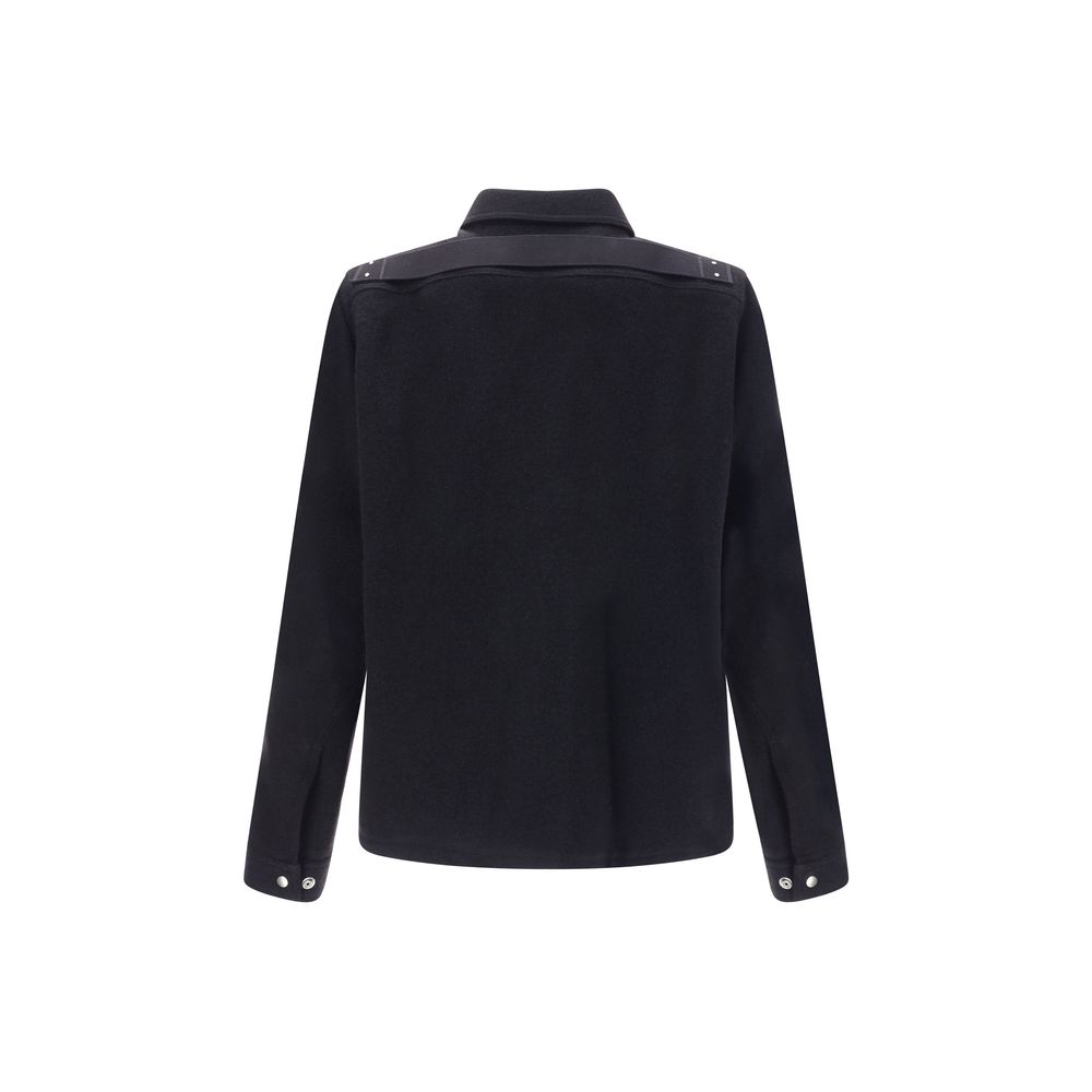 Rick Owens Black Fleece Wool Coat | Regal Royce