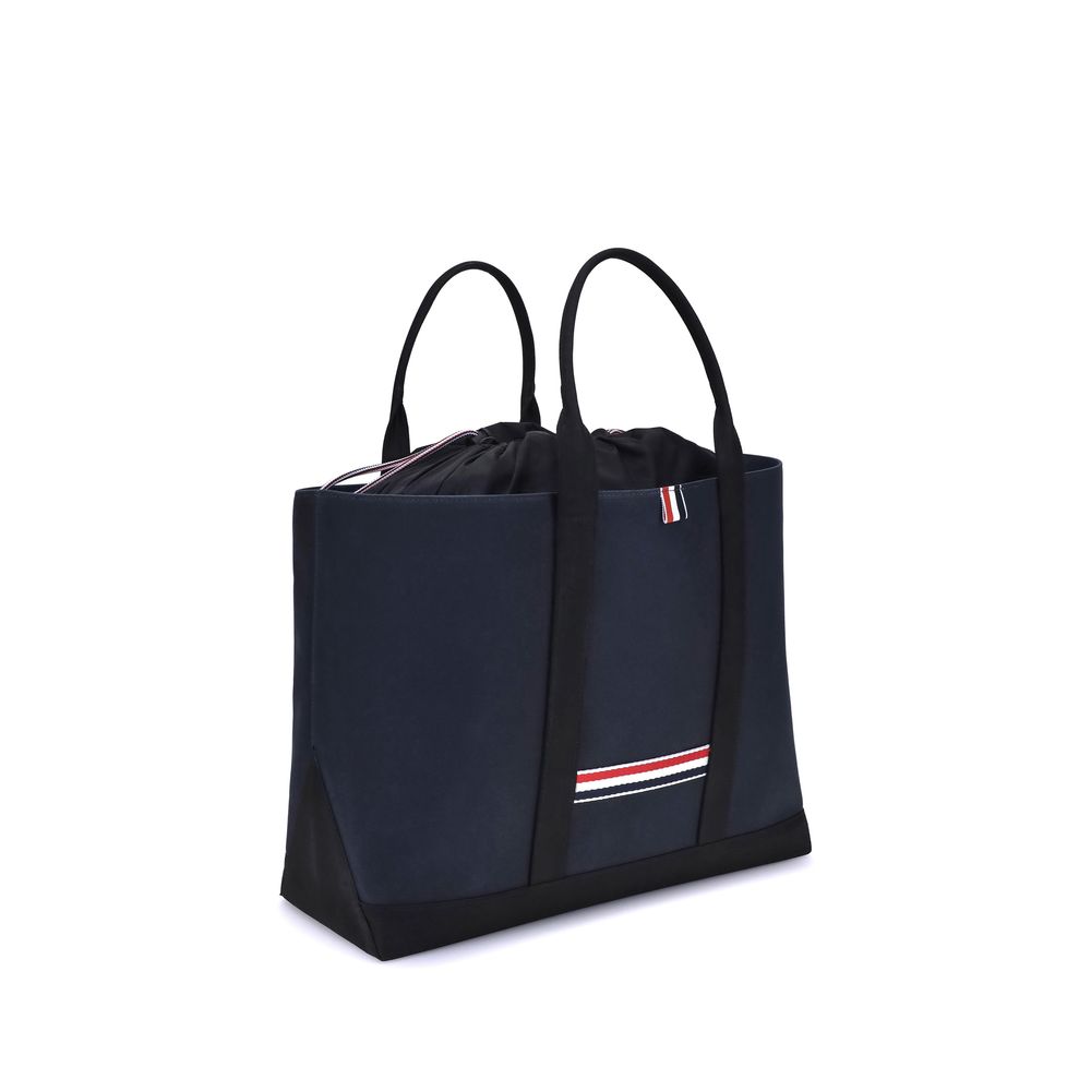 Thom Browne Blue Calf Leather Bos Taurus Handbag | Regal Royce