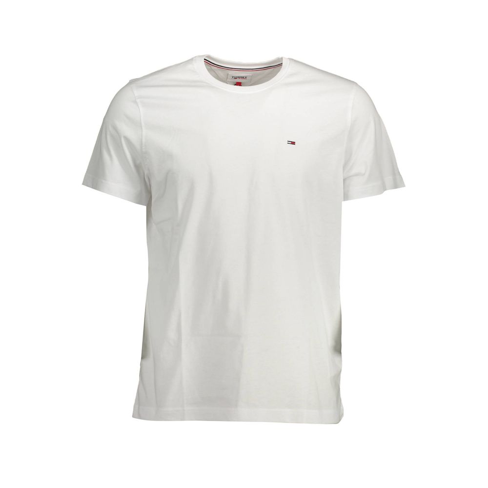 Tommy Hilfiger White Cotton Men's T-Shirt | Regal Royce