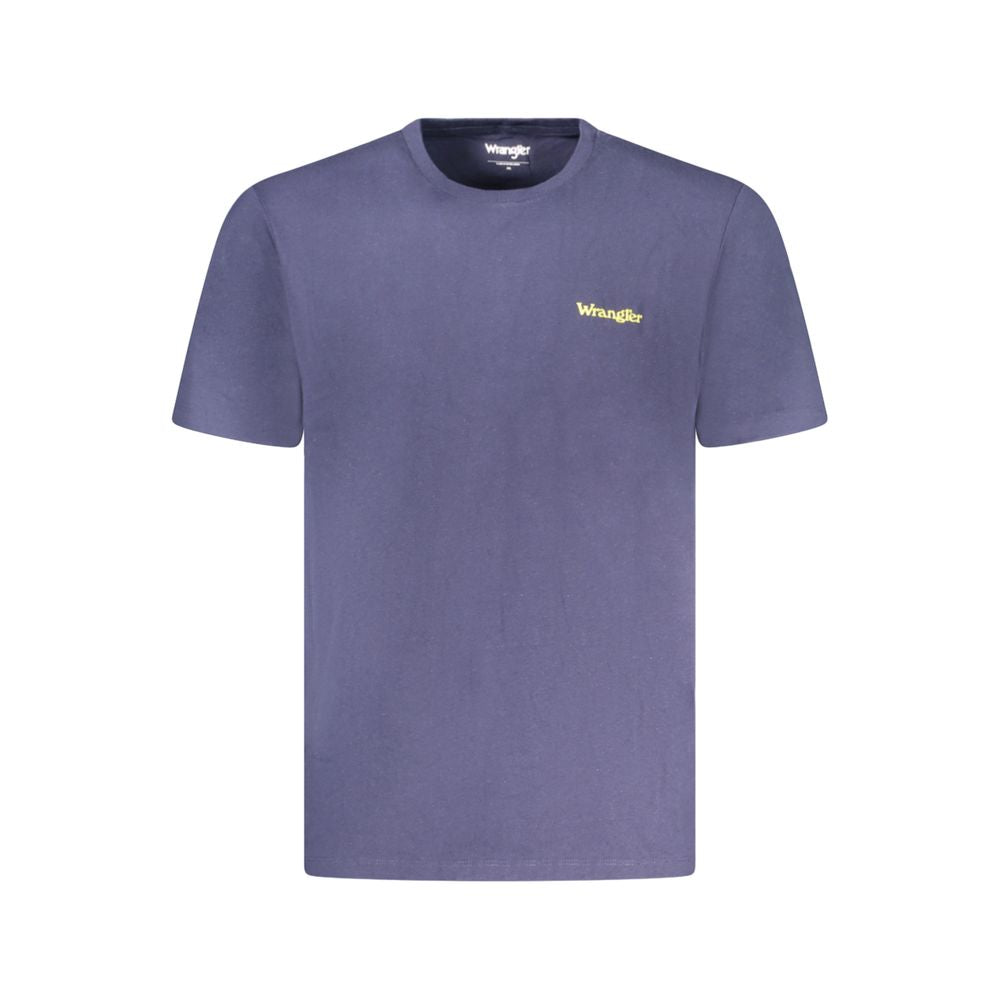 Wrangler Blue Cotton Men's T-Shirt | Regal Royce