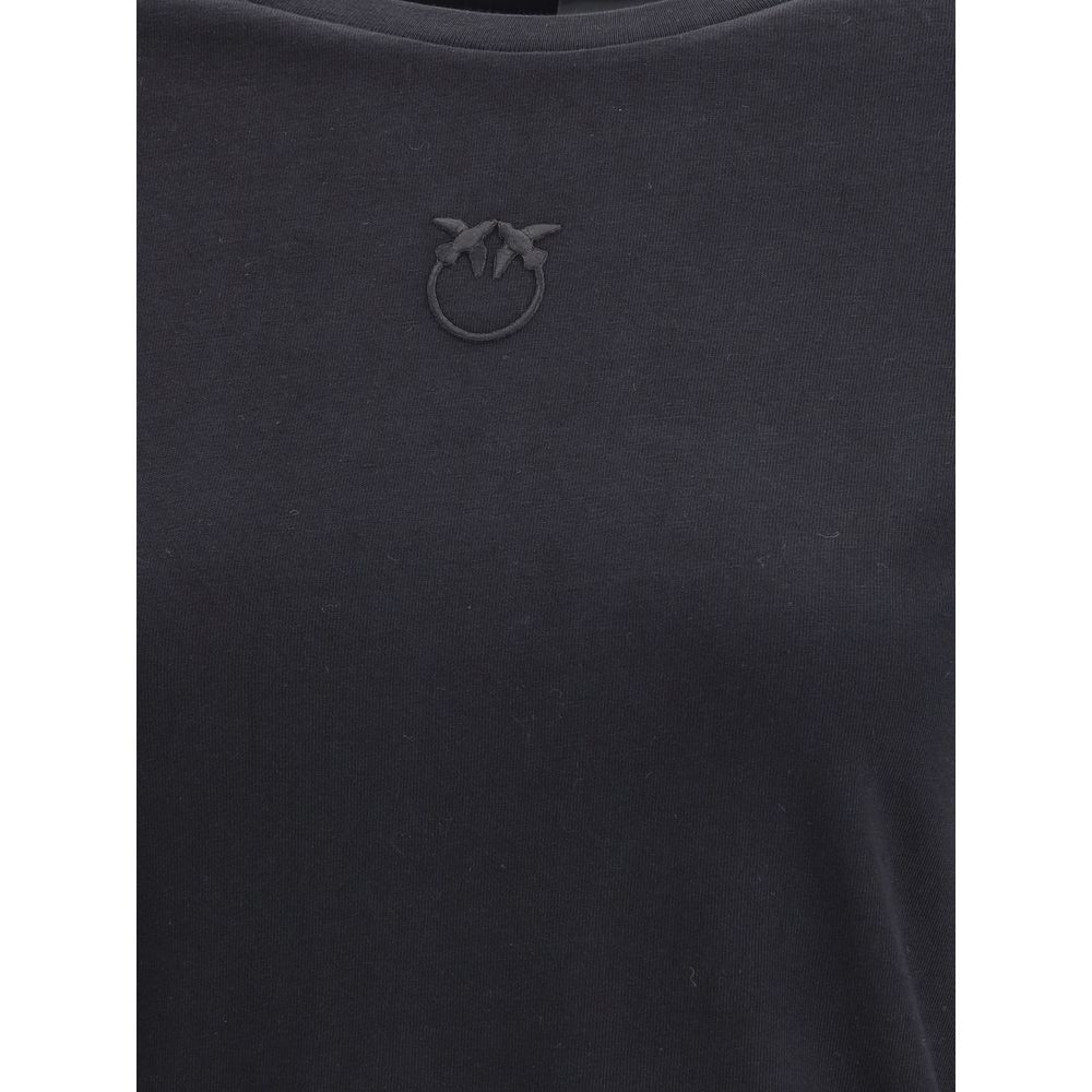 PINKO Black Cotton T-Shirt | Regal Royce