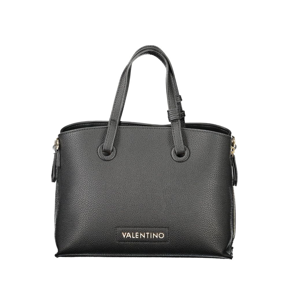 Mario Valentino Black Polyurethane Women's Bag | Regal Royce
