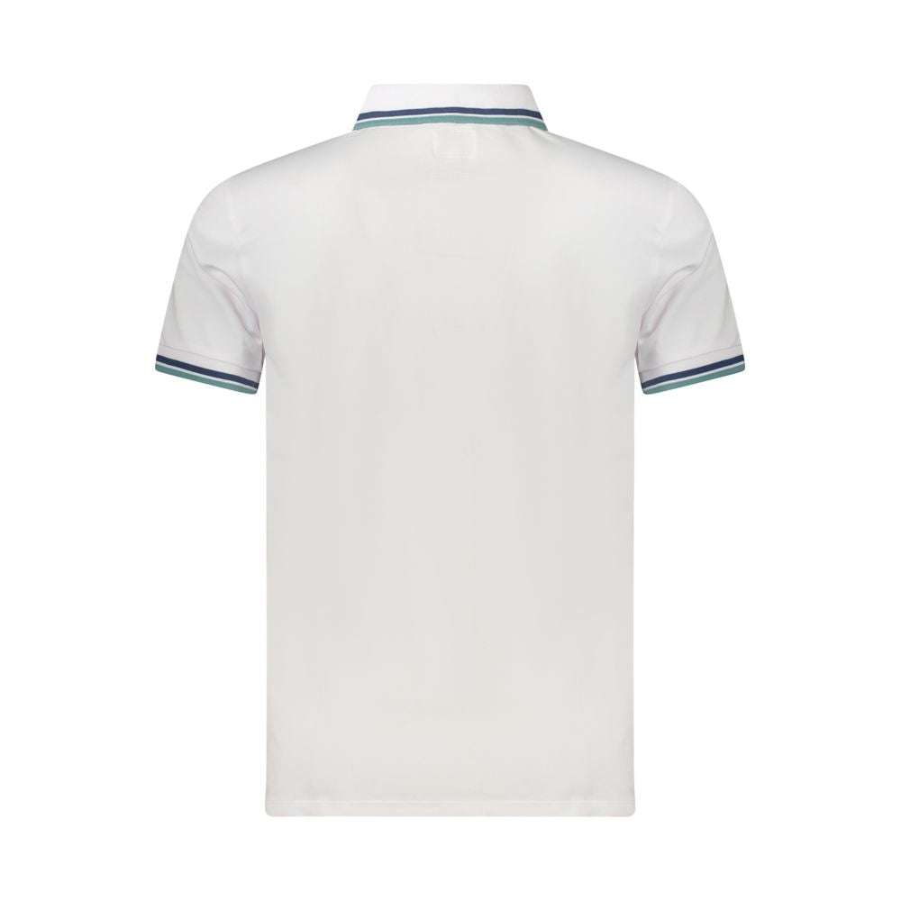 Guess Jeans White Cotton Men's Polo Shirt | Regal Royce