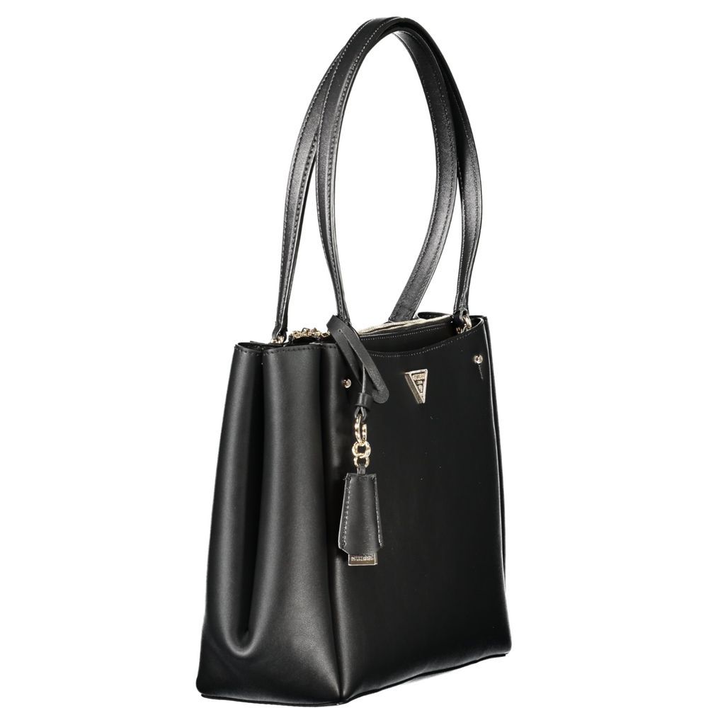 Guess Jeans Nero Poliuretano Women Handbag | Regal Royce