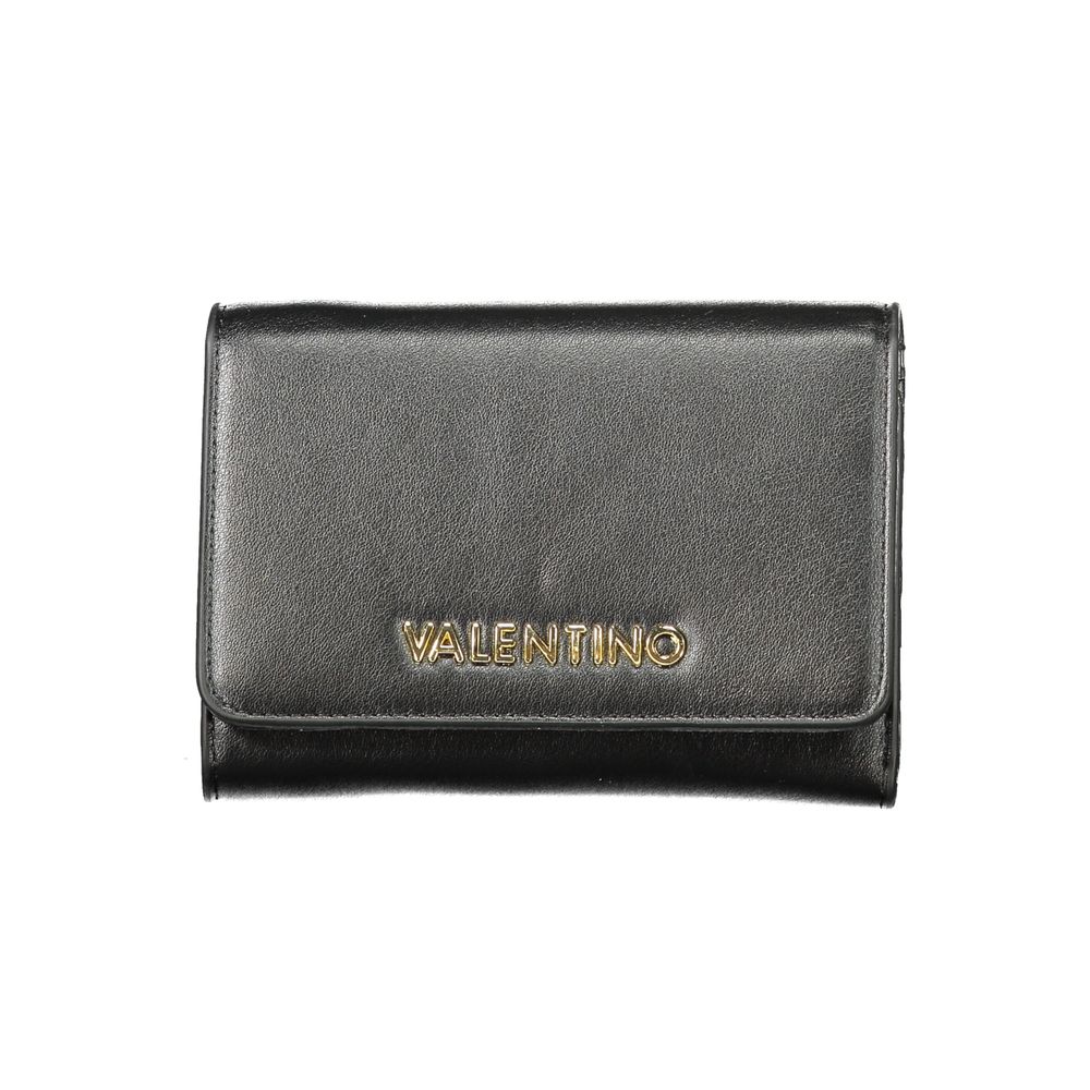 Mario Valentino Nero Polyurethane Woman Wallet | Regal Royce