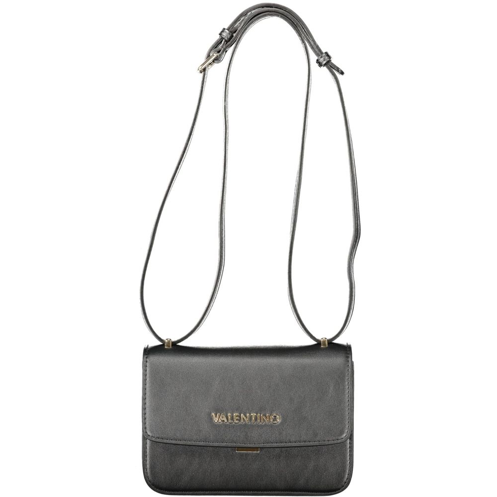 Mario Valentino Black Polyurethane Womens Bag | Regal Royce