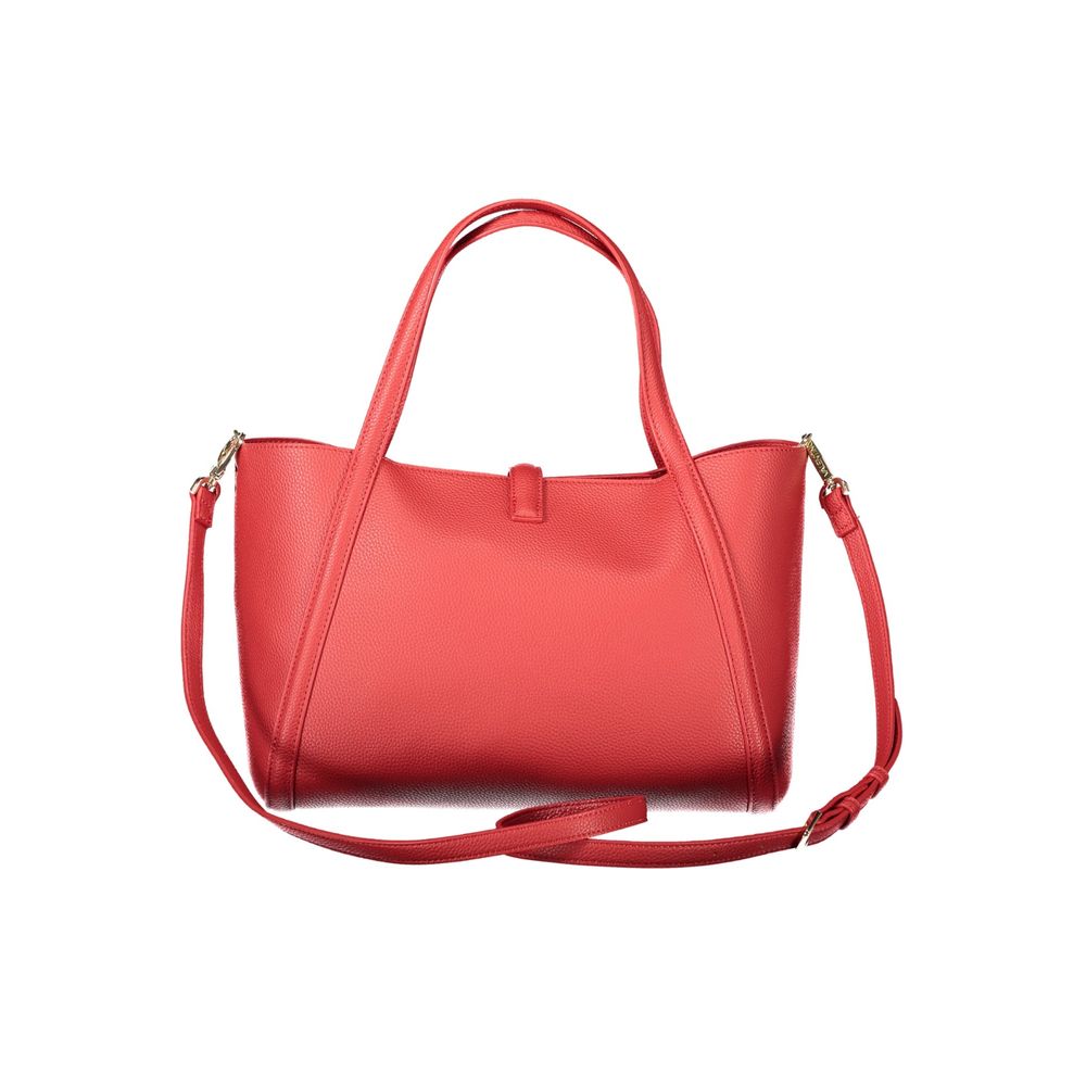 Mario Valentino Red Polyethylene Women Handbag