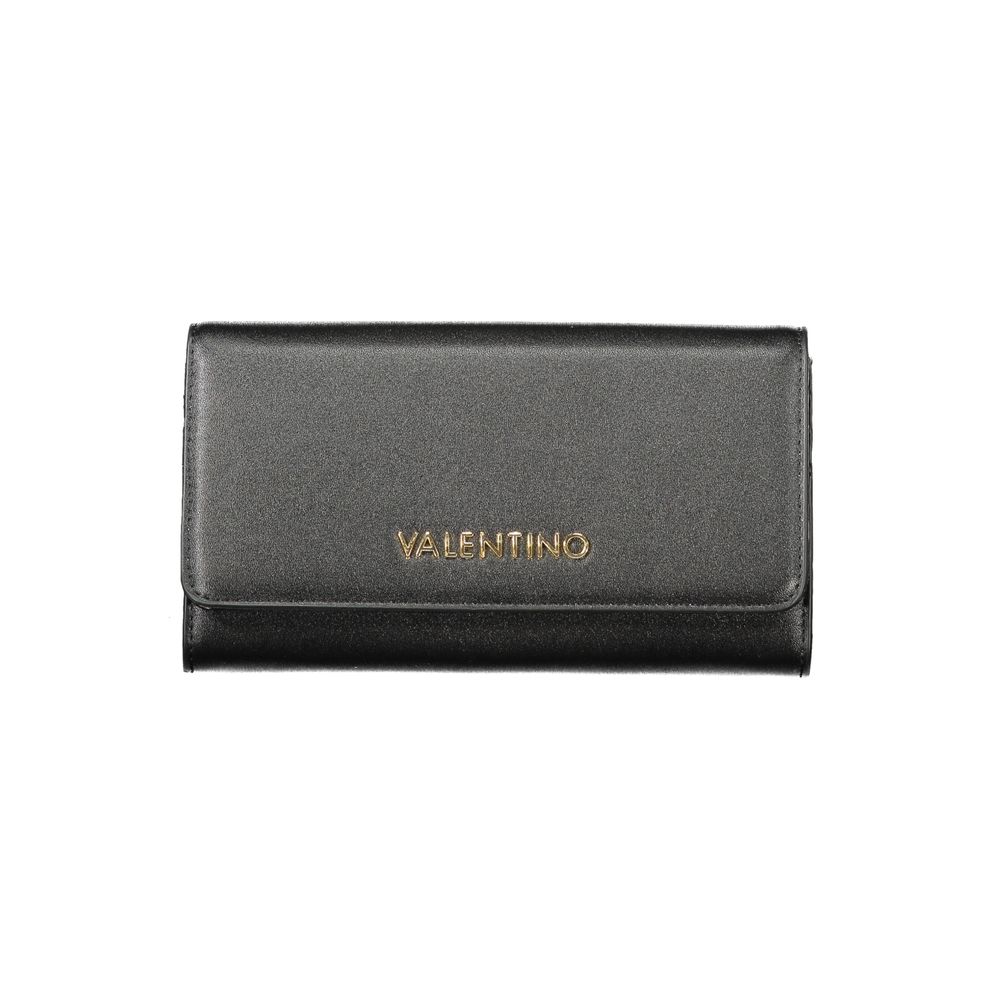 Mario Valentino Black Polyethylene Women Wallet | Regal Royce