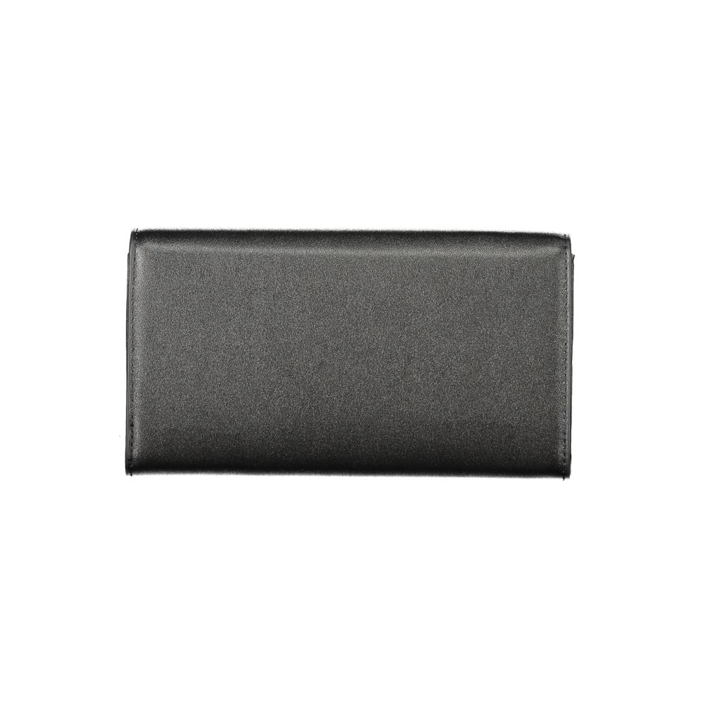 Mario Valentino Black Polyethylene Women Wallet | Regal Royce