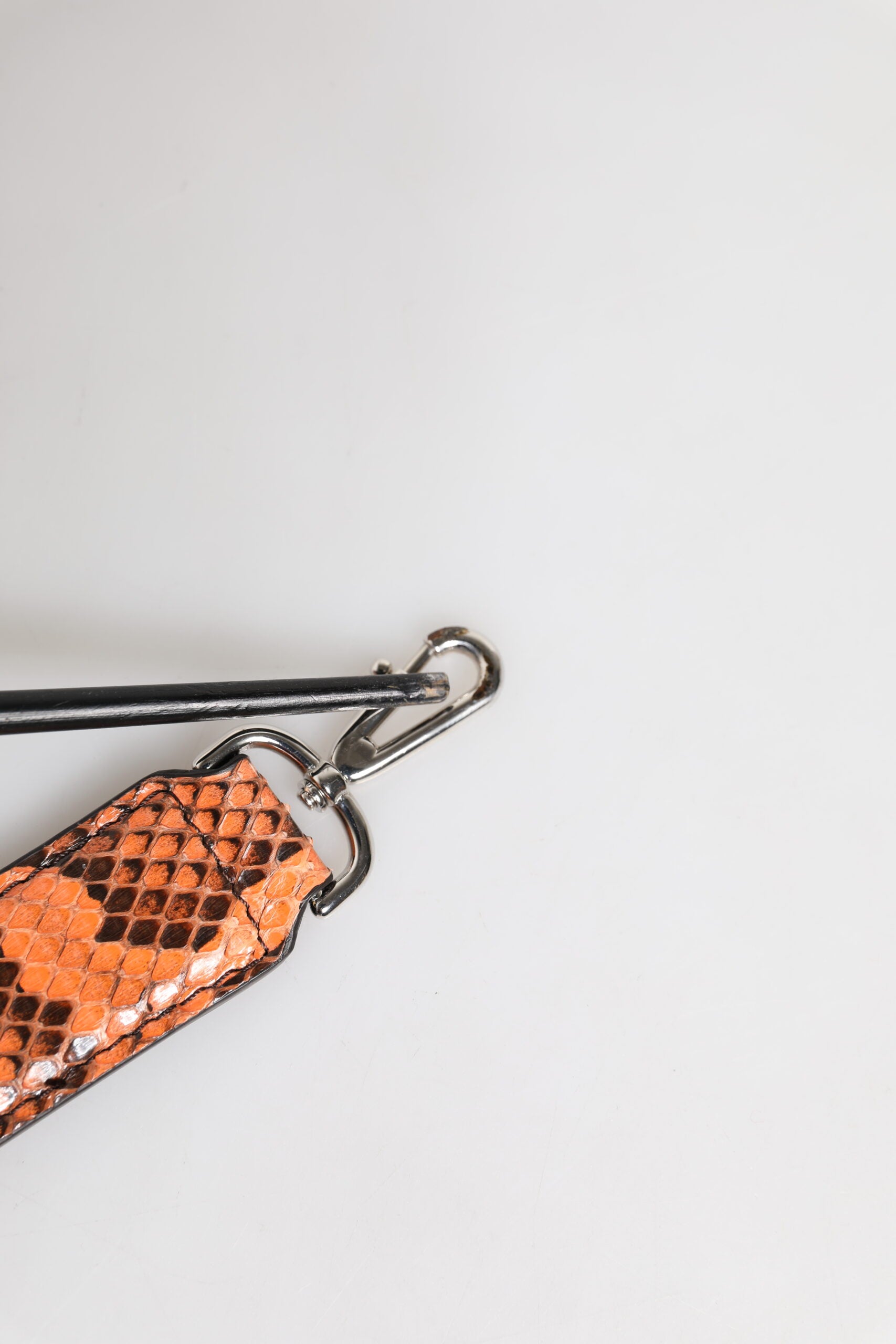 Dolce & Gabbana Orange Exotic Leather Bag Shoulder Strap | Regal Royce