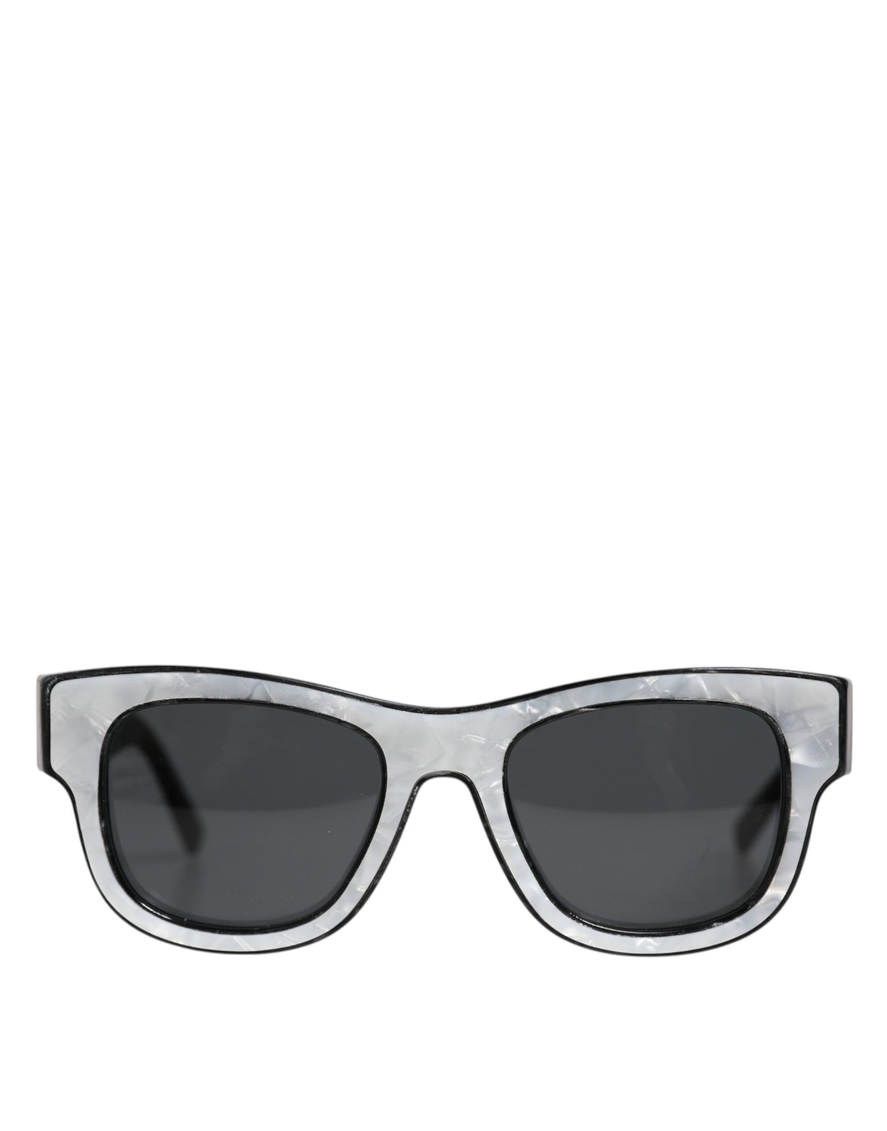 Dolce & Gabbana Pearl White Acetate Frame Domenico Deep Shades Sunglasses | Regal Royce