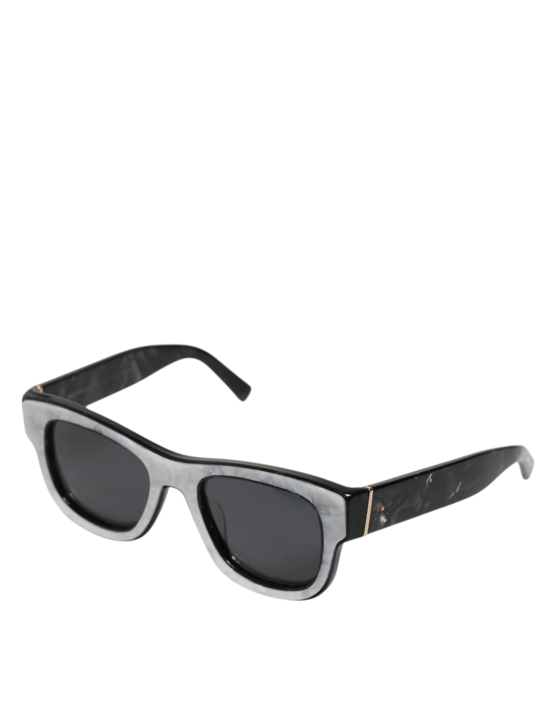 Dolce & Gabbana Pearl White Acetate Frame Domenico Deep Shades Sunglasses | Regal Royce