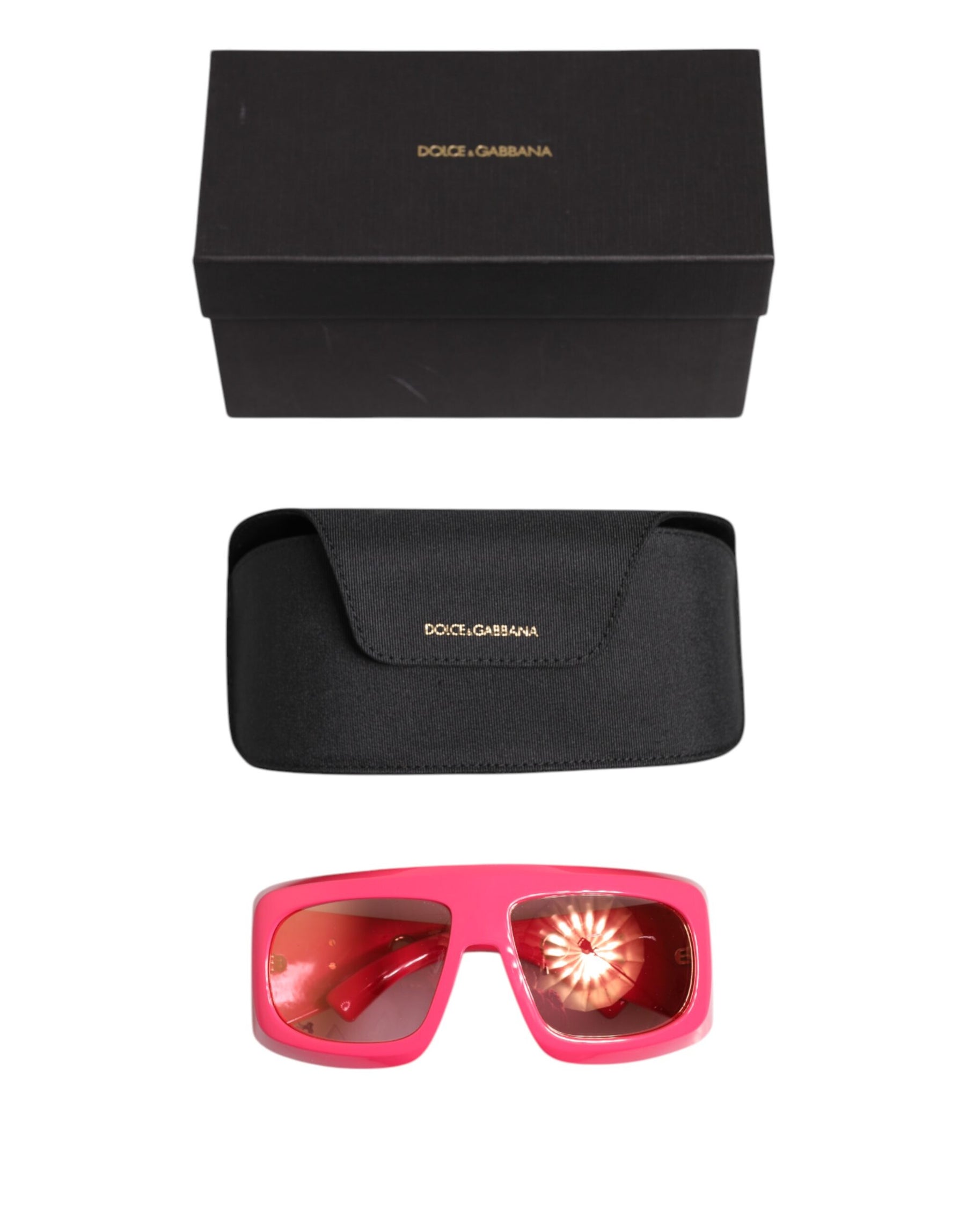 Dolce & Gabbana Pink Joy Therapy Oversized DG6178 Eyewear Sunglasses | Regal Royce