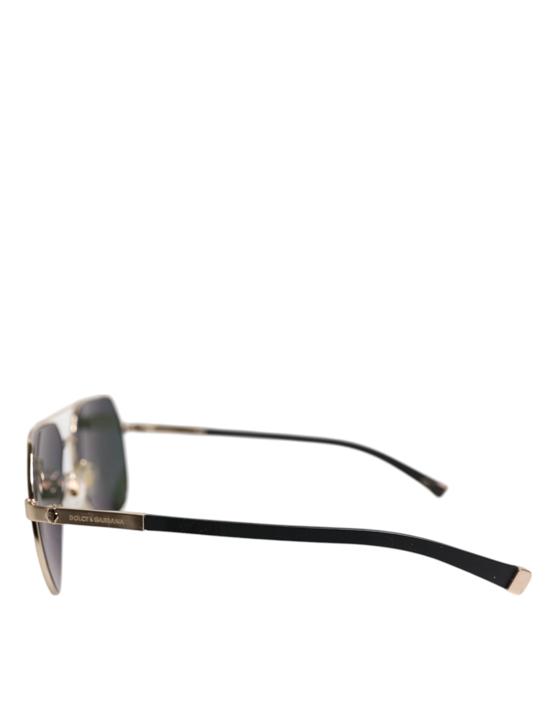 Dolce & Gabbana Black 18K Gold Plated Polarized Steel DG2133K Sunglasses | Regal Royce