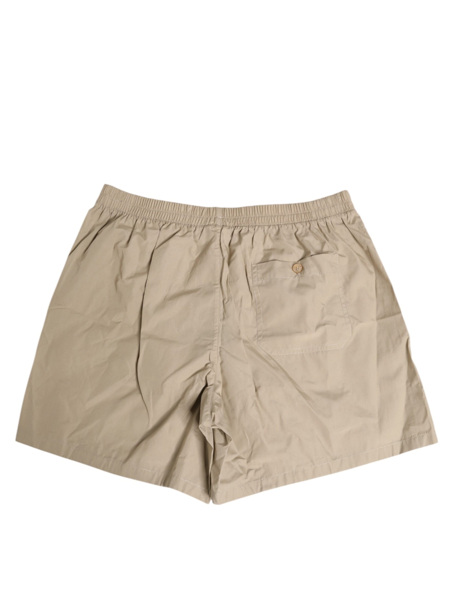 Dolce & Gabbana Beige Cotton Regular Boxer Shorts Underwear | Regal Royce