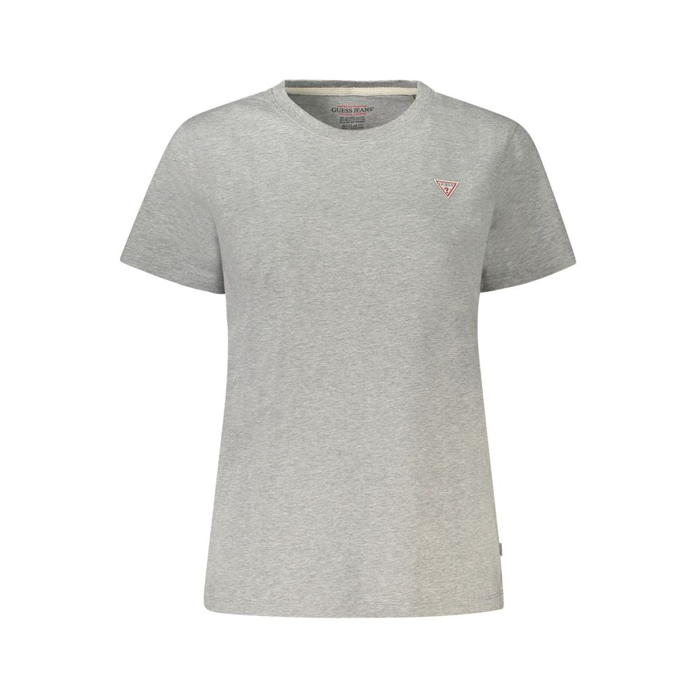 Guess Jeans Grigio Cotton Women T-Shirt | Regal Royce