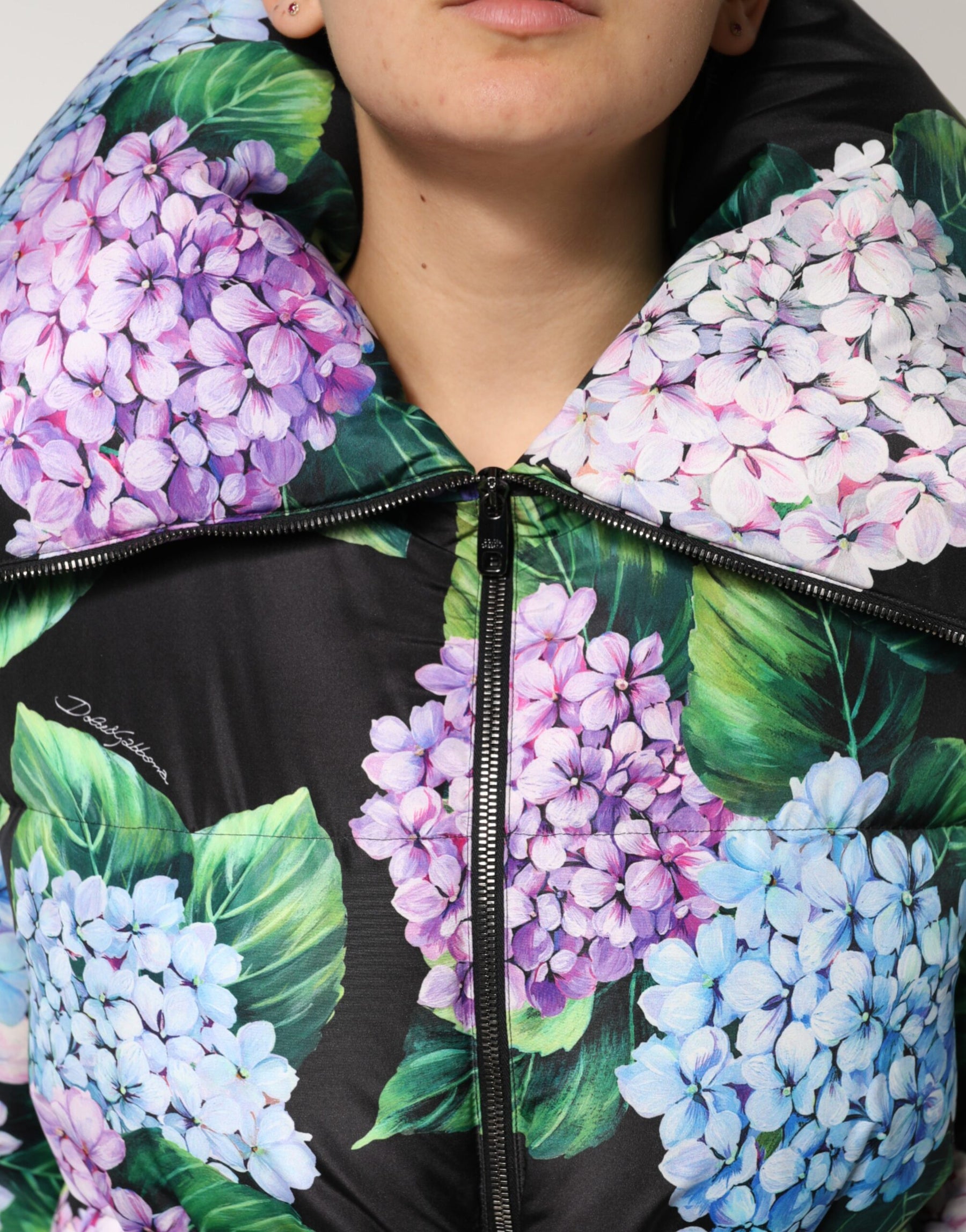 Dolce & Gabbana Multicolor Floral Print Puffer Quilted Jacket | Regal Royce