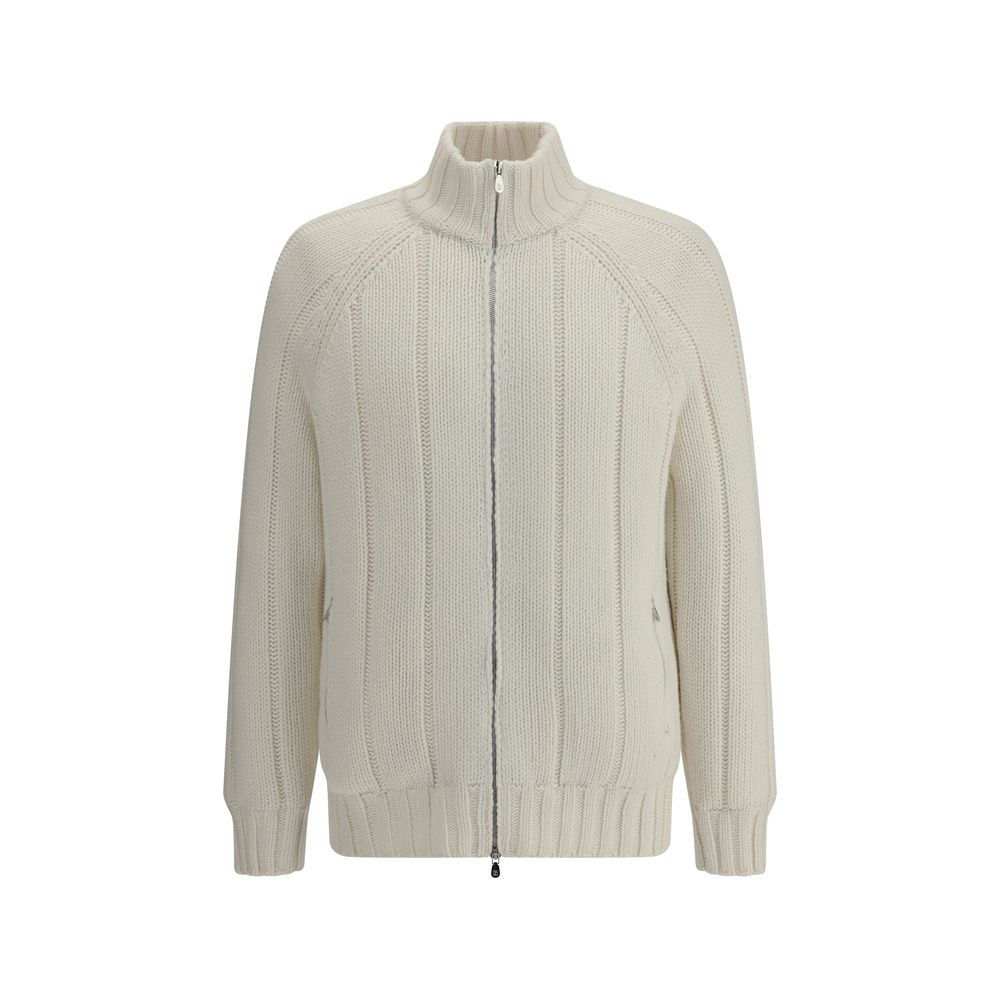 Brunello Cucinelli White Cashmere Coat | Regal Royce