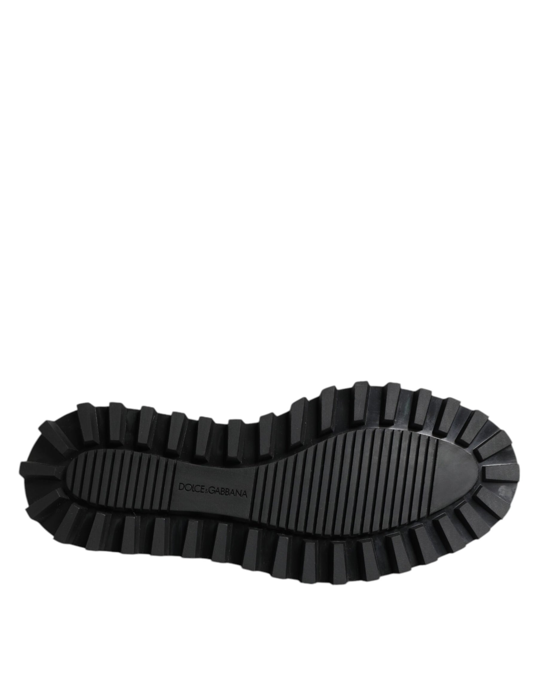 Dolce & Gabbana Black Leather Lace Up Trekking Dress Shoes | Regal Royce