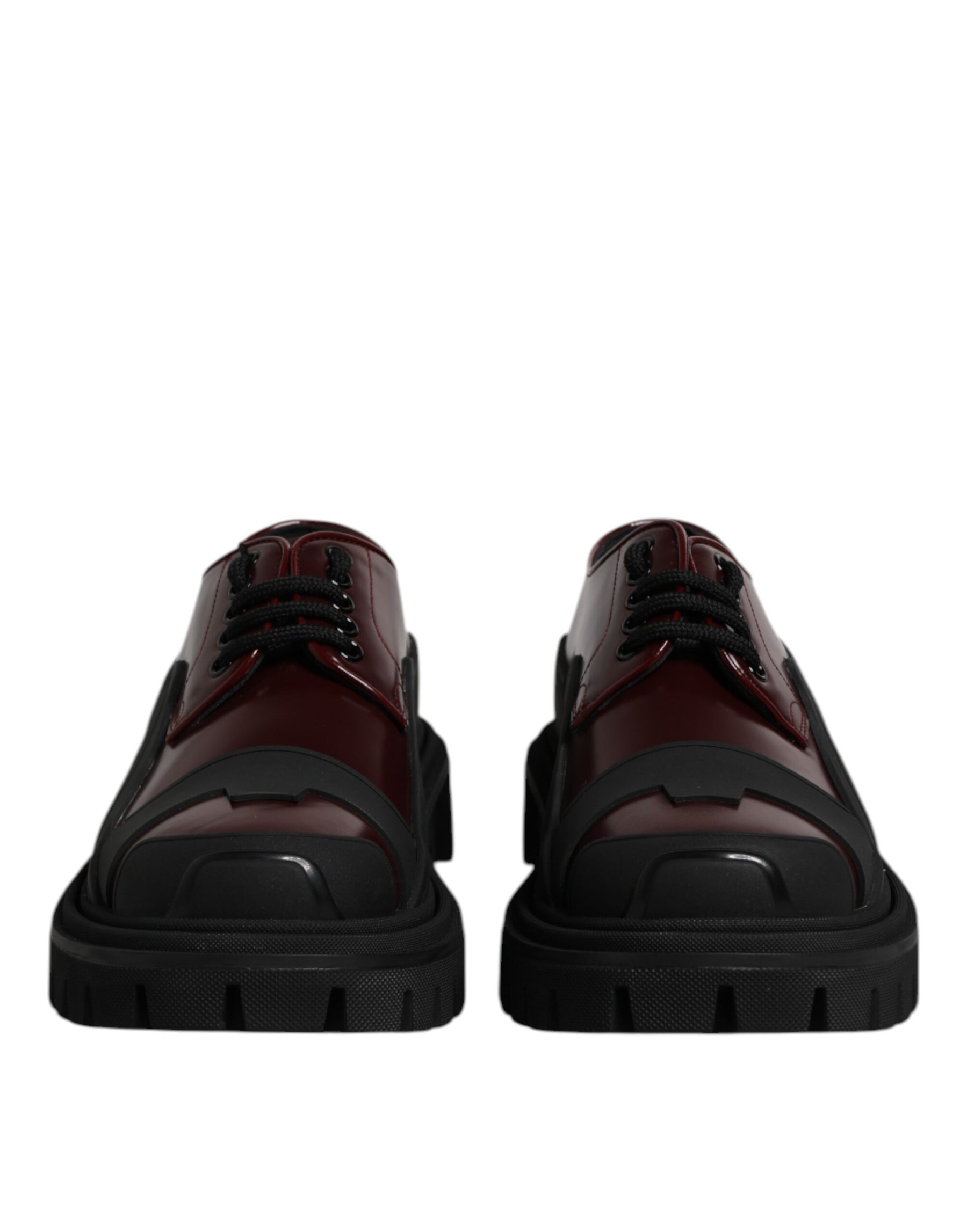 Dolce & Gabbana Red Leather Lace Up Trekking Dress Shoes | Regal Royce