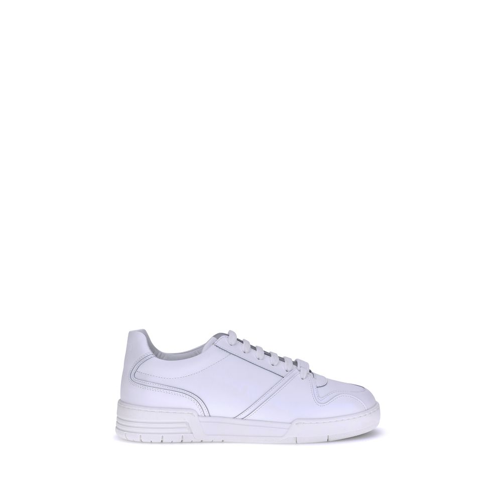 Moschino White Rubber Low Top Sneakers | Regal Royce
