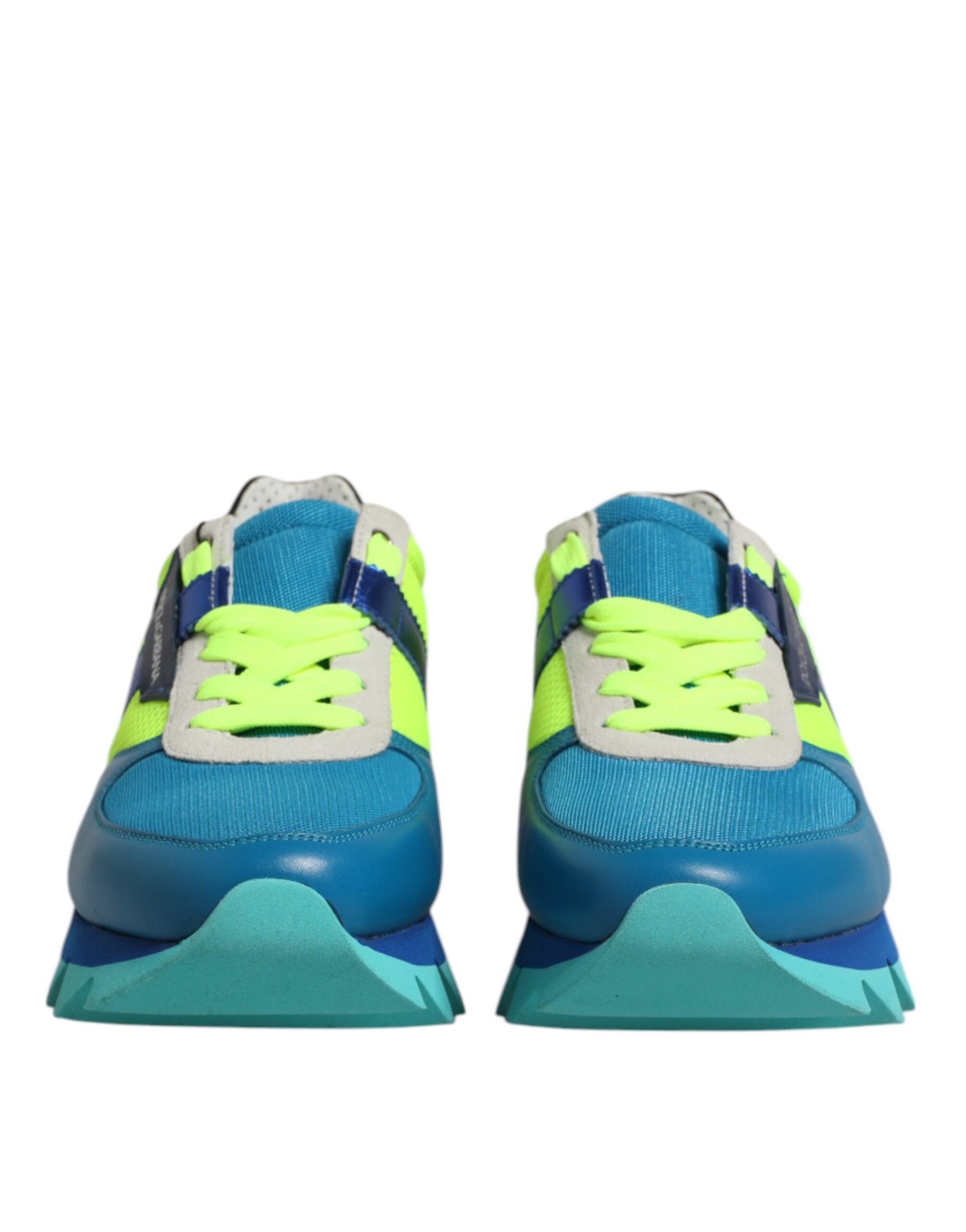 Dolce & Gabbana Multicolor Leather Low Top Men Sneakers Shoes | Regal Royce