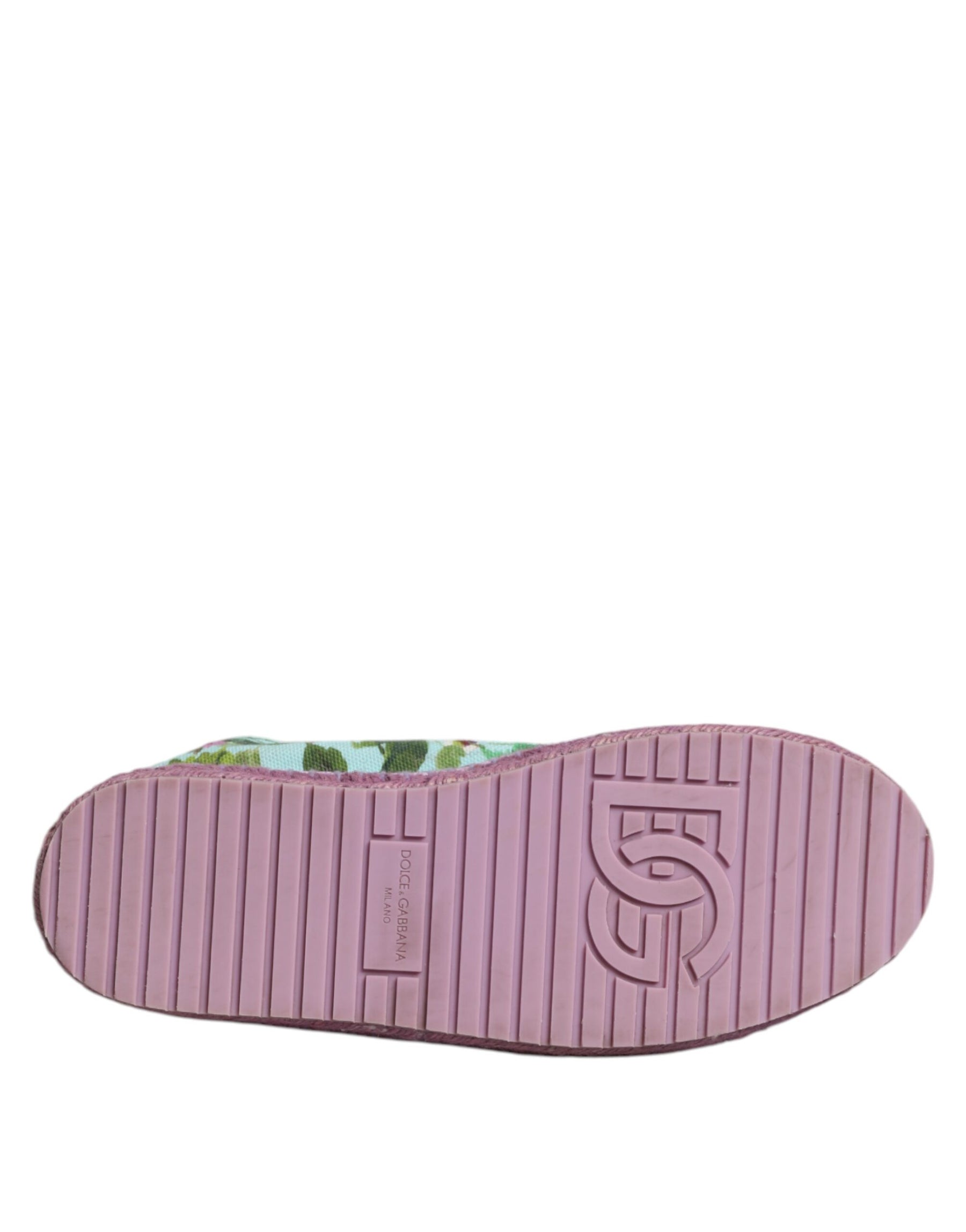 Dolce & Gabbana Multicolor Canvas Espadrilles Sneakers Shoes | Regal Royce