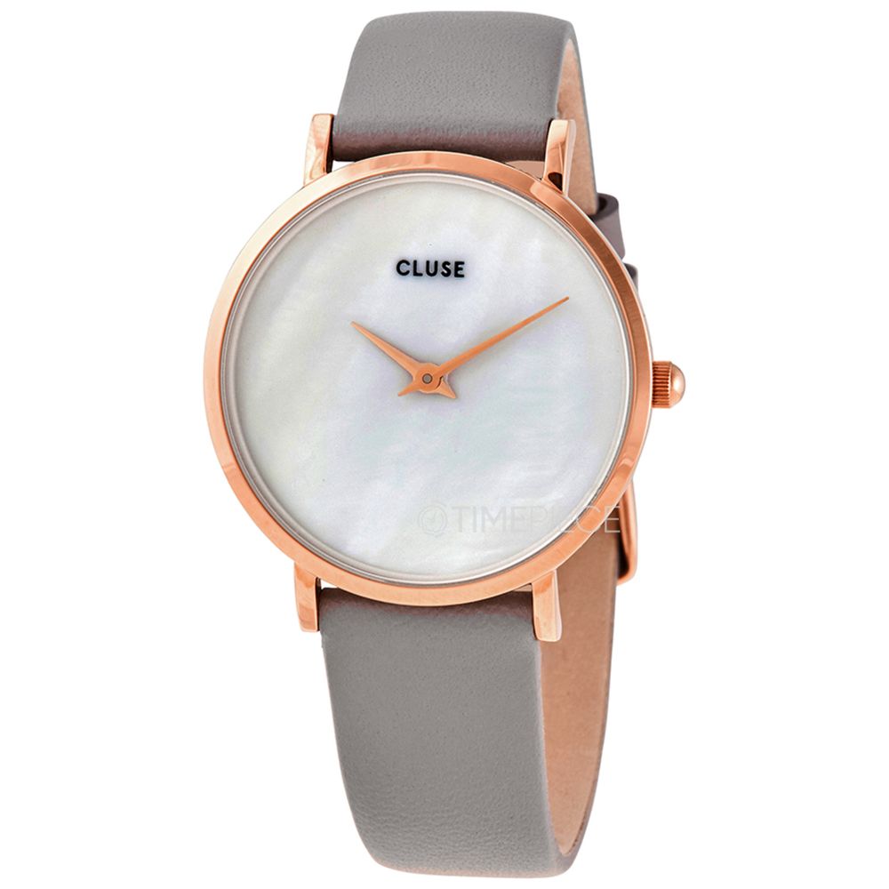 Cluse Gray Leather Dress Watch | Regal Royce