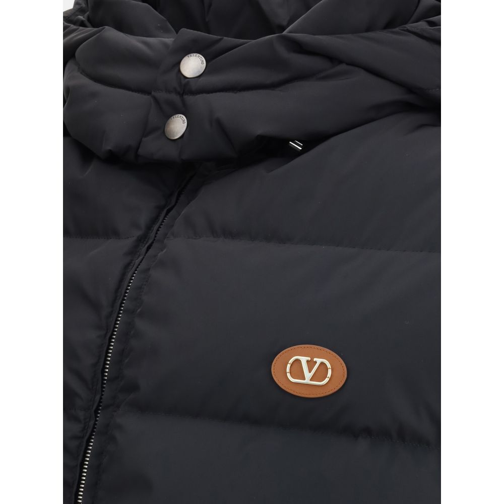 Valentino Black Goose Down Sleveless Jacket | Regal Royce