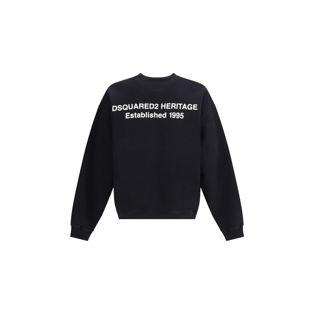 Dsquared² Black Cotton Sweatshirt | Regal Royce