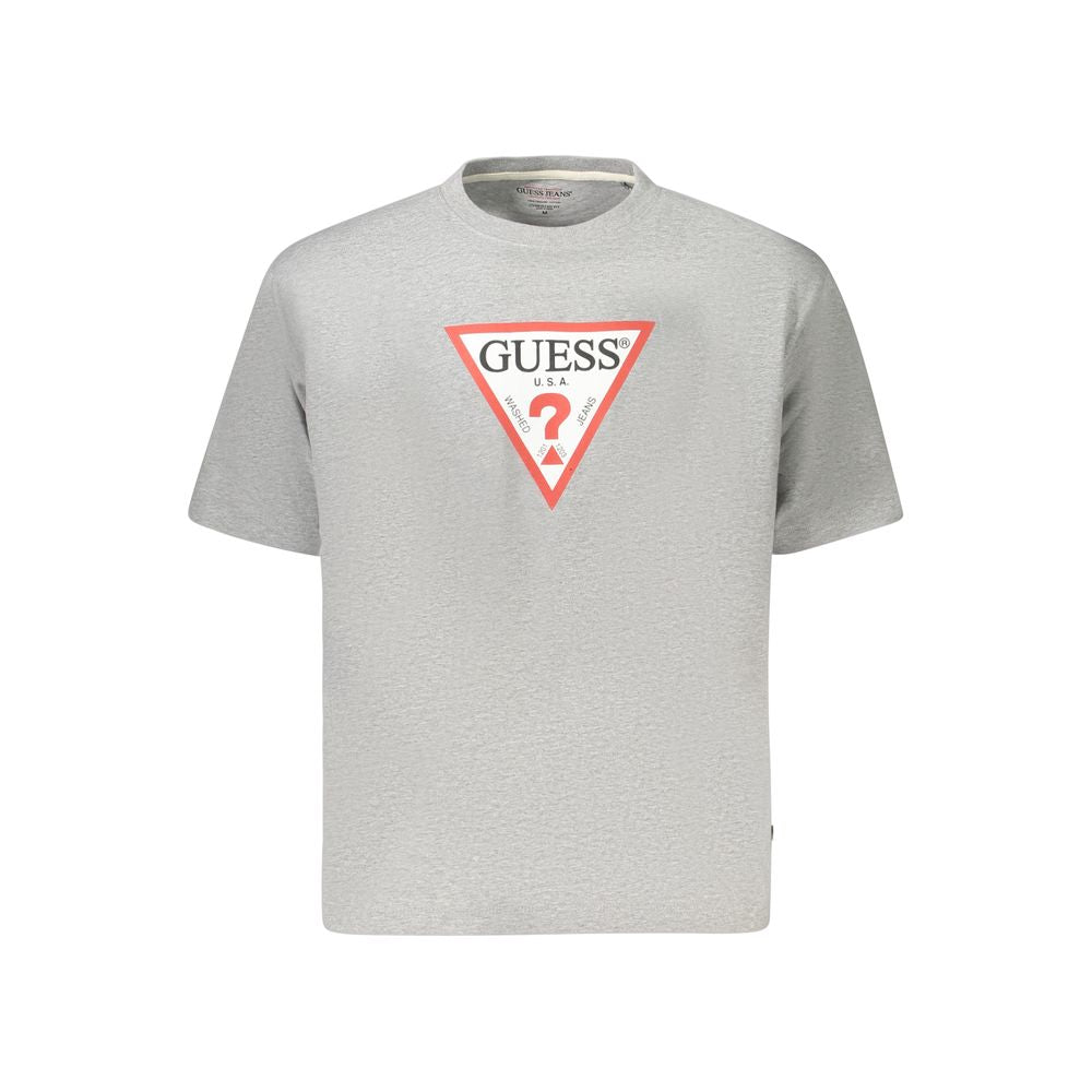 Guess Jeans Gray Cotton Women T-Shirt