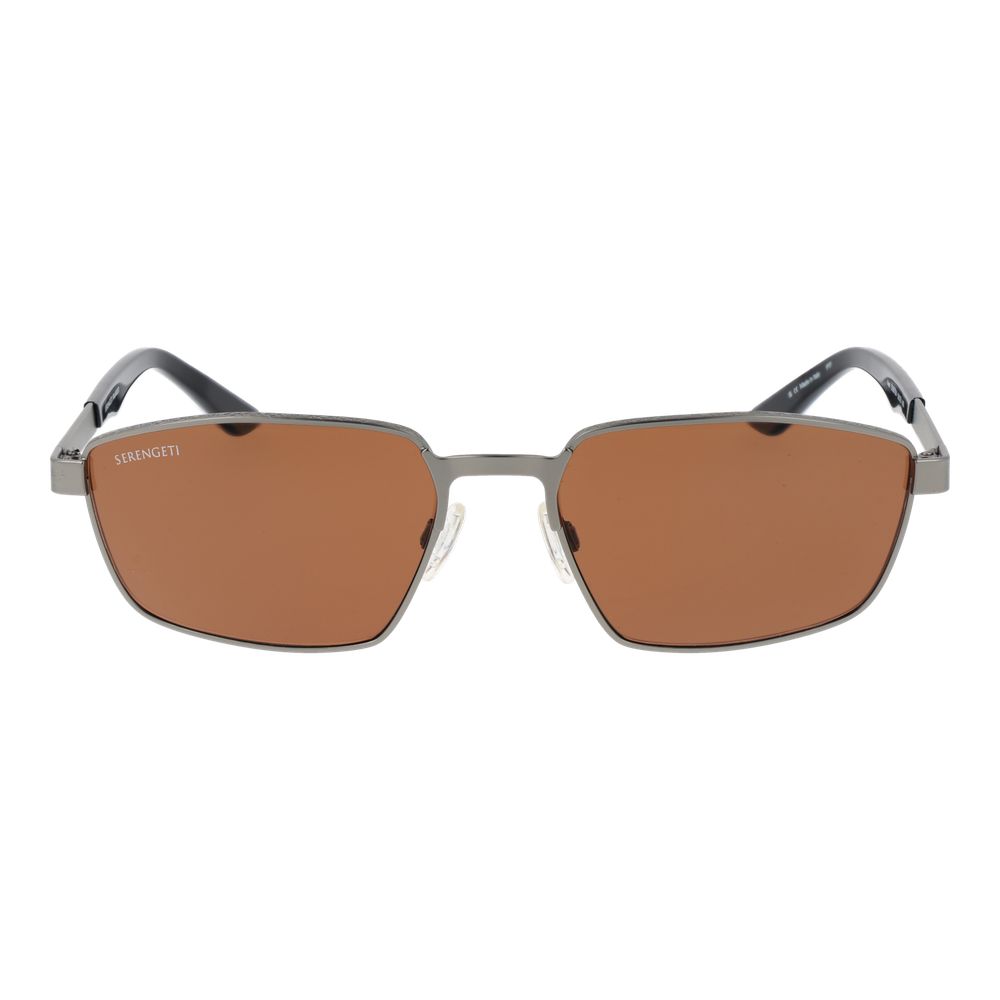 Serengeti Gray Metal Sunglasses | Regal Royce