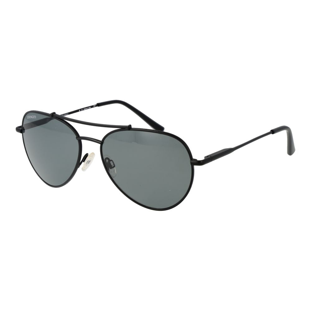 Serengeti Black Metal Sunglasses | Regal Royce