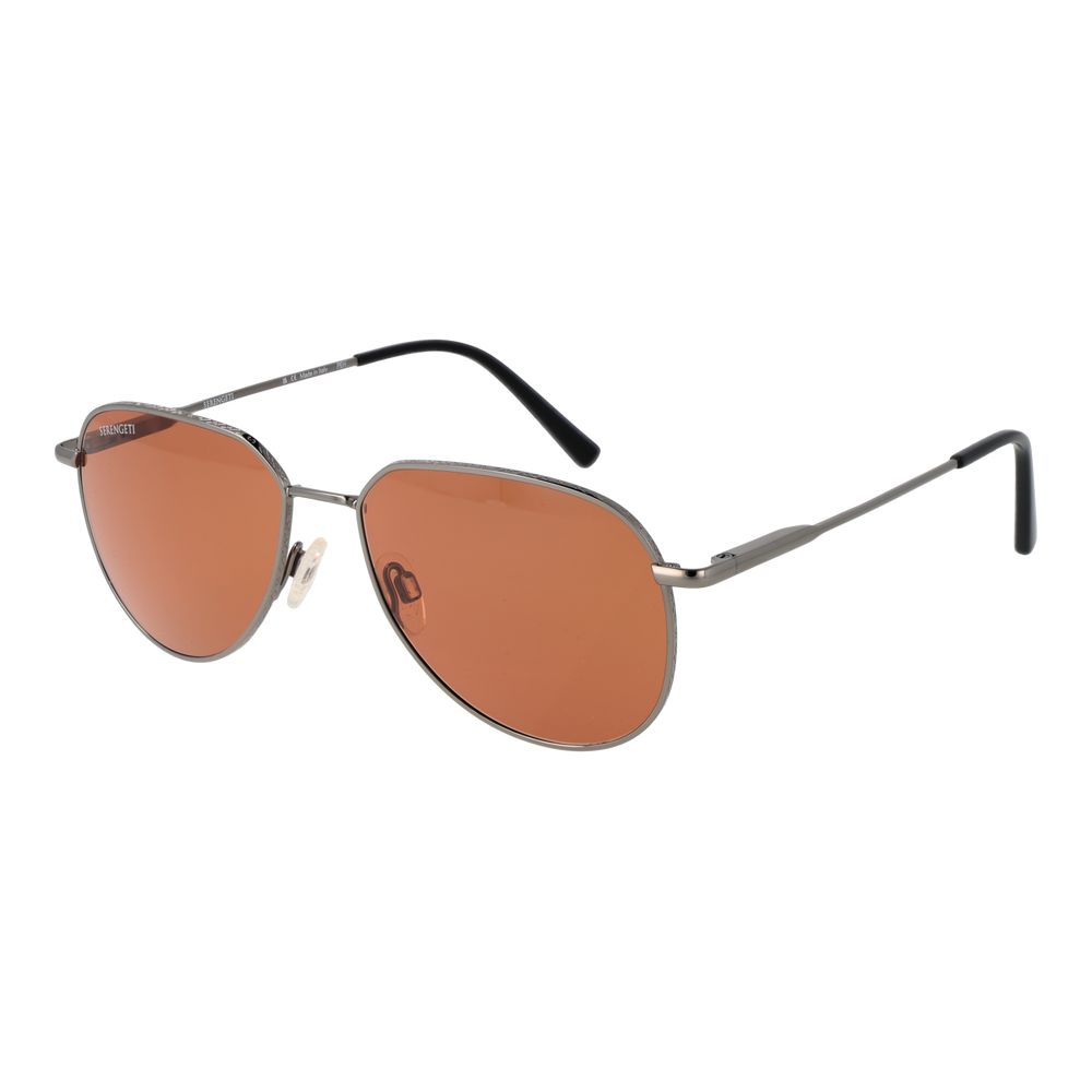 Serengeti Gray Metal Sunglasses | Regal Royce