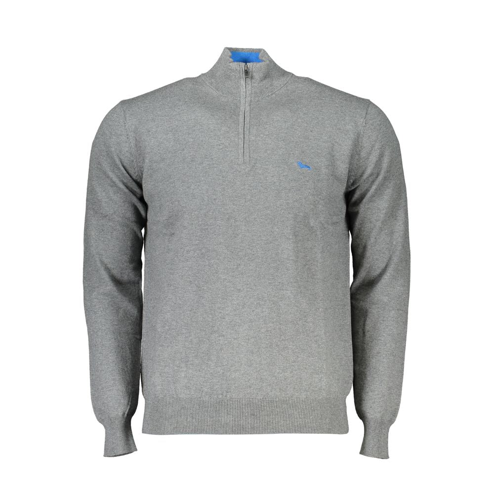Harmont & Blaine Grigio Cotton Men Sweater | Regal Royce