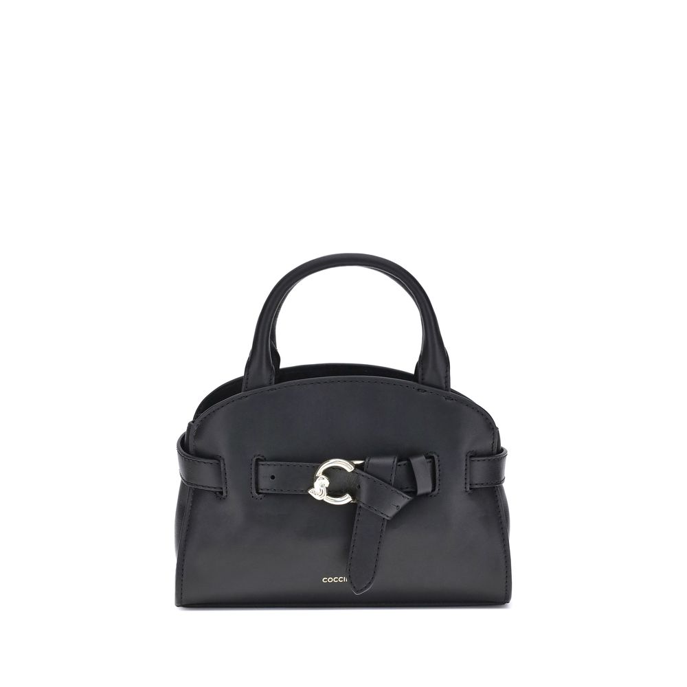 Coccinelle Black Calf Leather Bos Taurus Handbag | Regal Royce